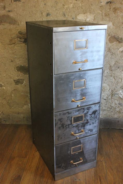 vintage steel age file cabinet|vintage metal file cabinets.